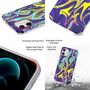 F�r Apple iPhone 12 Mini Shockproof TPU Watercolor Splash Schutz Tasche H�lle Cover Etui Motiv 3