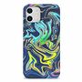 F�r Apple iPhone 12 Mini Shockproof TPU Watercolor Splash Schutz Tasche H�lle Cover Etui Motiv 4