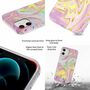 F�r Apple iPhone 12 Mini Shockproof TPU Watercolor Splash Schutz Tasche H�lle Cover Etui Motiv 5