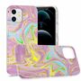 F�r Apple iPhone 12 Mini Shockproof TPU Watercolor Splash Schutz Tasche H�lle Cover Etui Motiv 5