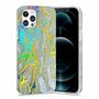 F�r Apple iPhone 12 / 12 Pro Shockproof TPU Watercolor Splash Schutz Tasche H�lle Cover Etui Motiv 2