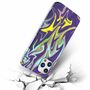 F�r Apple iPhone 12 / 12 Pro Shockproof TPU Watercolor Splash Schutz Tasche H�lle Cover Etui Motiv 3