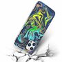 F�r Apple iPhone 12 / 12 Pro Shockproof TPU Watercolor Splash Schutz Tasche H�lle Cover Etui Motiv 4