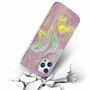 F�r Apple iPhone 12 / 12 Pro Shockproof TPU Watercolor Splash Schutz Tasche H�lle Cover Etui Motiv 5