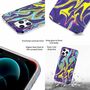 F�r Apple iPhone 12 Pro Max Shockproof TPU Watercolor Splash Schutz Tasche H�lle Cover Etui Motiv 3