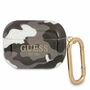 Guess Apple AirPods Pro Cover Camouflage Schwarz Silicone Schutzh�lle Tasche Case Etui
