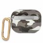 Guess Apple AirPods Pro Cover Camouflage Schwarz Silicone Schutzh�lle Tasche Case Etui
