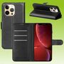 F�r Apple iPhone 13 Pro Handy Tasche Wallet Premium Schwarz Schutz H�lle Case Cover Etuis Neu Zubeh�r 