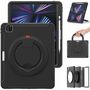 F�r Apple iPad Pro 12.9 2021 360 Grad Hybrid Outdoor Schutzh�lle Case Schwarz Tasche Cover Etuis