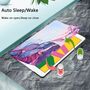 F�r Apple iPad Pro 10.5 2017 / Air 10.5 2019 / 10.2 2019 / 10.2 2020 3folt Wake UP Smart Cover Etuis H�lle Case Schutz Motiv 7