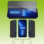 F�r Apple iPhone 14 / 13 / 13 Pro 2x 3D Premium Privacy 0,3 mm H9 Hart Glas Schwarz Folie Panzer Schutz H�lle Neu 