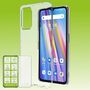 F�r Umidigi Power 5 Silikoncase TPU Transparent + 0,26 H9 Glas Handy Tasche H�lle Schutz Cover 