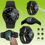 2x 4D 0,26 mm H9 Hart Glas Schock Folie f�r Samsung Galaxy Watch 4 Classic 42mm Schutz Panzer Zubeh�r Glas Neu
