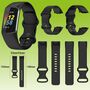 F�r Fitbit Charge 6 / 5 Silikon Uhr Watch Sport Armband Frauen Gr��e S