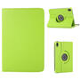 F�r Apple iPad Mini 2024 8.3 Zoll / Mini 6 2021 360 Grad Rotation Kunstleder H�lle Gr�n