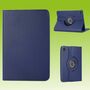 Fr Apple iPad Mini 2024 8.3 Zoll / Mini 6 2021 360 Grad Rotation Kunstleder Hlle Dunkelblau