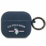 US Polo Assn. Apple AirPods 3 Cover Navy Blau Silicone Schutzh�lle Tasche Case