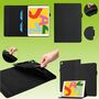 F�r Apple iPad 10.2 Zoll 2019 / 2020 / 2021 7. / 8. 9. Gen Design Muster Schwarz Kunstleder H�lle Cover Tablet Tasche Case Neu 