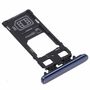 Dual SIM + Micro SD Karten Halter Card Tray f�r Sony Xperia 5 Blau Ersatz Zubeh�r