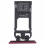 SIM + Micro SD Karten Halter Card Tray f�r Sony Xperia 5 Rot Ersatz Zubeh�r