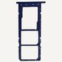 Dual Sim + Micro SD Karten Halter f�r GH81-21255A Samsung Galaxy A03s Blau