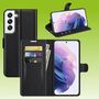 F�r Samsung Galaxy S22 Plus Handy Tasche Wallet Premium Schutz H�lle Case Cover Etuis Neu Zubeh�r Schwarz 
