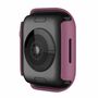 F�r Apple Watch Serie 9 8 7 45mm Schock TPU Silikon H�lle Wein Rot
