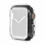 F�r Apple Watch Serie 9 8 7 45mm Schock TPU Silikon H�lle Transparent