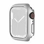 F�r Apple Watch Serie 9 8 7 45mm Schock TPU Silikon H�lle Case Silber