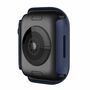 F�r Apple Watch Serie 9 8 7 41mm Schock TPU Silikon H�lle Dunkel Blau
