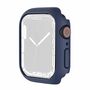 F�r Apple Watch Serie 9 8 7 41mm Schock TPU Silikon H�lle Dunkel Blau