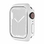 F�r Apple Watch Serie 9 8 7 41mm Schock TPU Silikon H�lle Cover Wei�