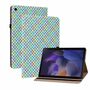 Fr Samsung Galaxy Tab A8 2021 X205 X200 Design Muster Regenbogen Kunstleder Hlle Cover Tablet Tasche Case Neu