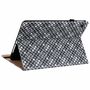 F�r Samsung Galaxy Tab A8 2021 X205 X200 Design Muster Schwarz Kunstleder H�lle Cover Tablet Tasche Case Neu