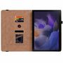 F�r Samsung Galaxy Tab A8 2021 X205 X200 Design Muster Blau Kunstleder H�lle Cover Tablet Tasche Case Neu