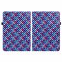 F�r Samsung Galaxy Tab A7 Lite 2021 8.7 Design Muster Blau Kunstleder H�lle Cover Tablet Tasche Case Neu
