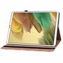 F�r Samsung Galaxy Tab A7 Lite 2021 8.7 Design Muster Pink Kunstleder H�lle Cover Tablet Tasche Case Neu