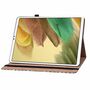 F�r Samsung Galaxy Tab A7 Lite 2021 8.7 Design Muster Braun Kunstleder H�lle Cover Tablet Tasche Case Neu