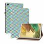 F�r Samsung Galaxy Tab A7 Lite 2021 8.7 Design Muster Regenbogen Kunstleder H�lle Cover Tablet Tasche Case Neu