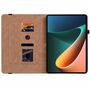 F�r Xiaomi Mi Pad 5 / 5 Pro 11.0 Zoll Design Muster Gr�n Kunstleder H�lle Cover Tablet Tasche Case Neu