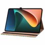 F�r Xiaomi Mi Pad 5 / 5 Pro 11.0 Zoll Design Muster Gr�n Kunstleder H�lle Cover Tablet Tasche Case Neu
