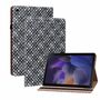 F�r Oppo Realme Pad 10.4 Design Muster Schwarz Kunstleder H�lle Cover Tablet Tasche Case Neu