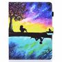 F�r Samsung Galaxy Tab A8 2021 X205 X200 Aufstellbare Universell Motiv 4 Tablet Tasche Kunst Leder H�lle Etuis