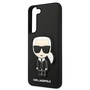 Karl Lagerfeld Saffiano Ikonik Collection Karl Hardcase H�lle Cover f�r Samsung Galaxy S22 Plus