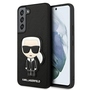 Karl Lagerfeld Saffiano Ikonik Collection Karl Hardcase H�lle Cover f�r Samsung Galaxy S22 Plus