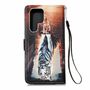 F�r Samsung Galaxy S22 Ultra 5G Kunstleder Handy Tasche Book Motiv 1 Schutz H�lle Case Cover Etui Neu