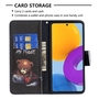 F�r Samsung Galaxy M52 5G Kunstleder Handy Tasche Book Motiv 2 Schutz H�lle Case Cover Etui Neu