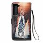 F�r Samsung Galaxy S22 Plus 5G Kunstleder Handy Tasche Book Motiv 7 Schutz H�lle Case Cover Etui Neu