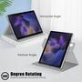 F�r Samsung Galaxy Tab A8 2021 10.5 Zoll SM-X200 360 Grad Rotation + Stift Halterung Tablet Tasche H�lle Case Cover Etui Schutz Grau Neu