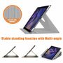 F�r Samsung Galaxy Tab A8 2021 10.5 Zoll SM-X200 360 Grad Rotation + Stift Halterung Tablet Tasche H�lle Case Cover Etui Schutz Grau Neu